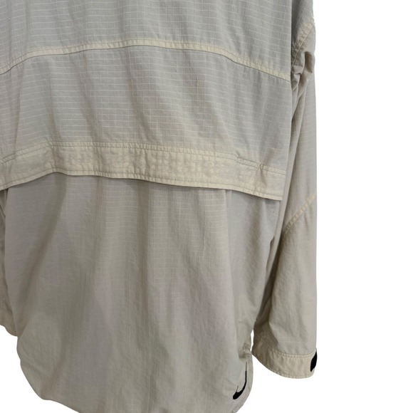 Vintage Nike Center Check Anorak Jacket Pullover Windbreaker Hooded Mens Medium - Picture 8 of 12